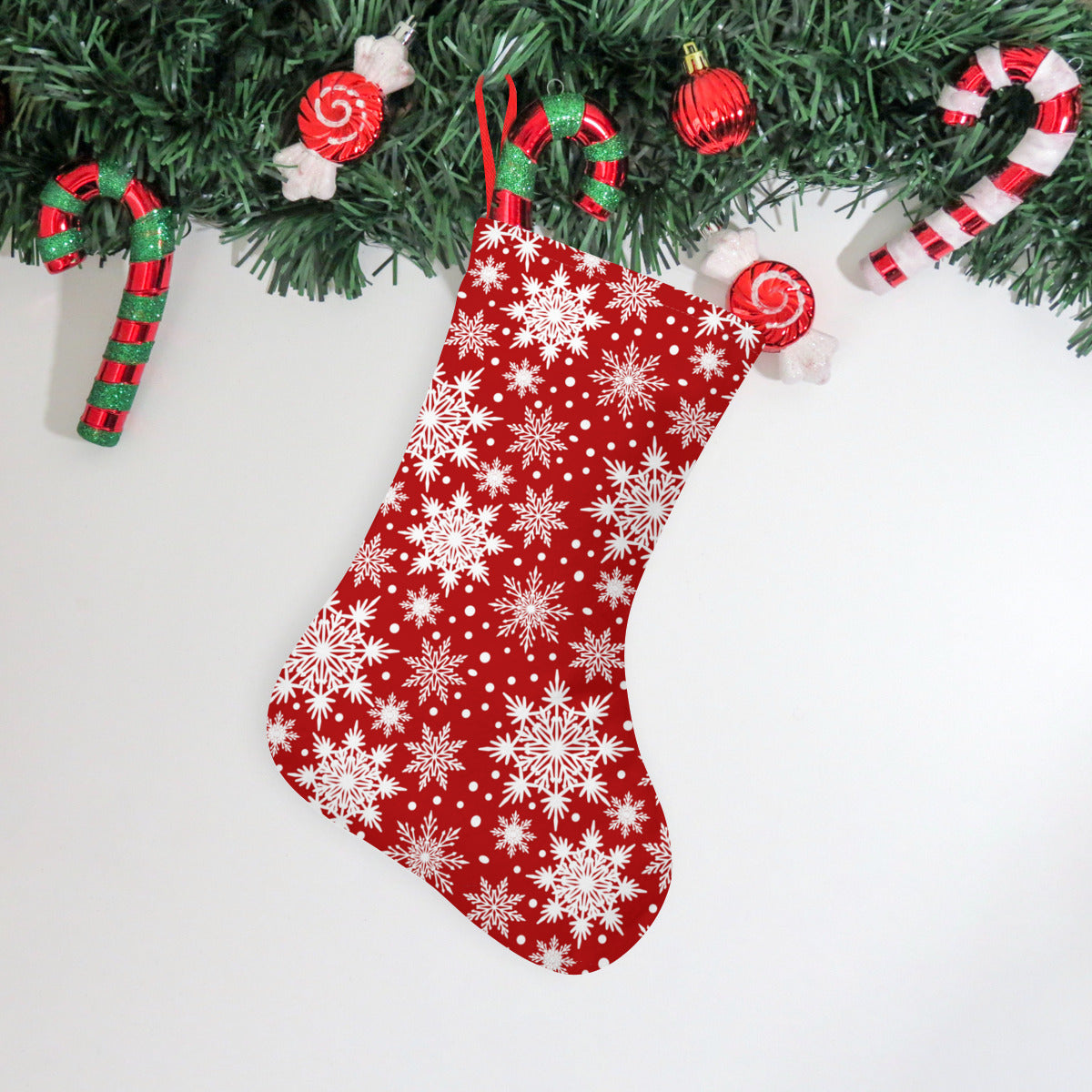 Snowflake Christmas Sock