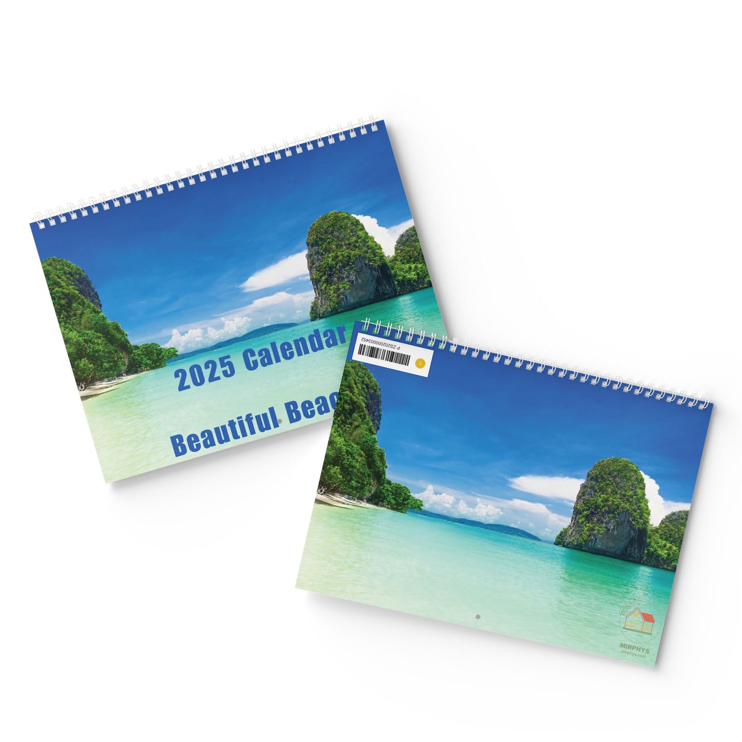 2025 Wall Calendar - Beautiful Beaches