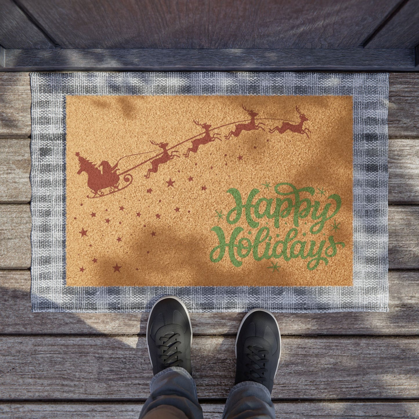 Happy Holidays Doormat