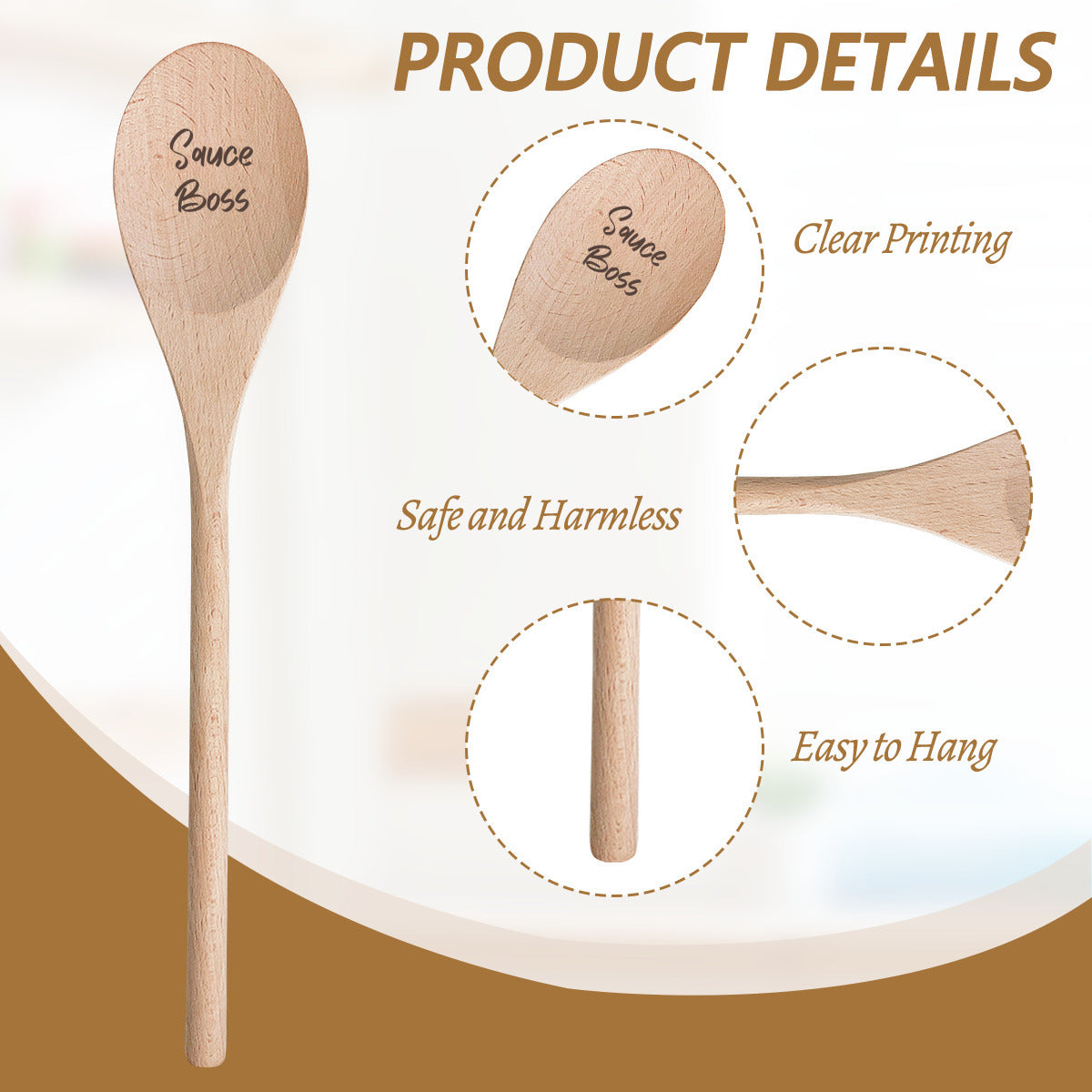 Sauce Boss Wooden Spoon