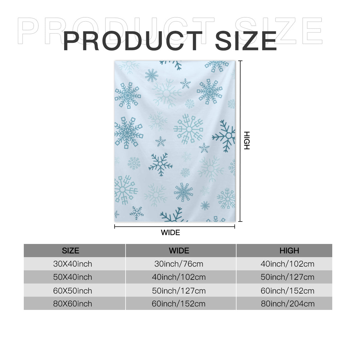 Snowflake Sherpa Fleece Blanket