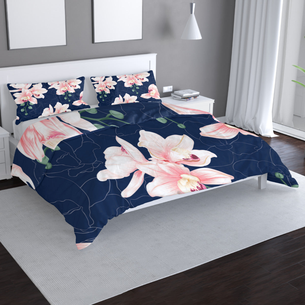 Pink Orchid Duvet Set