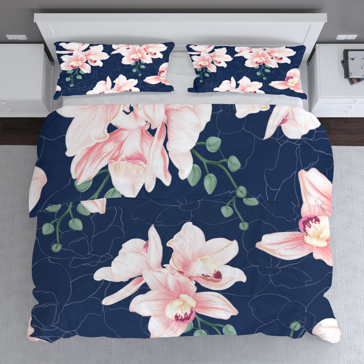 Pink Orchid Duvet Set