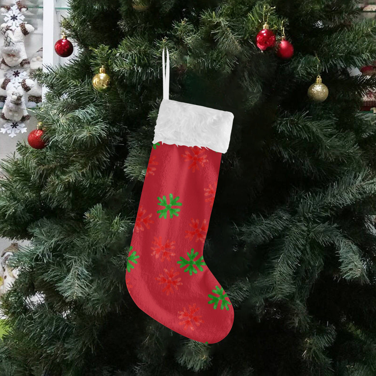 Christmas Snowflake Stocking