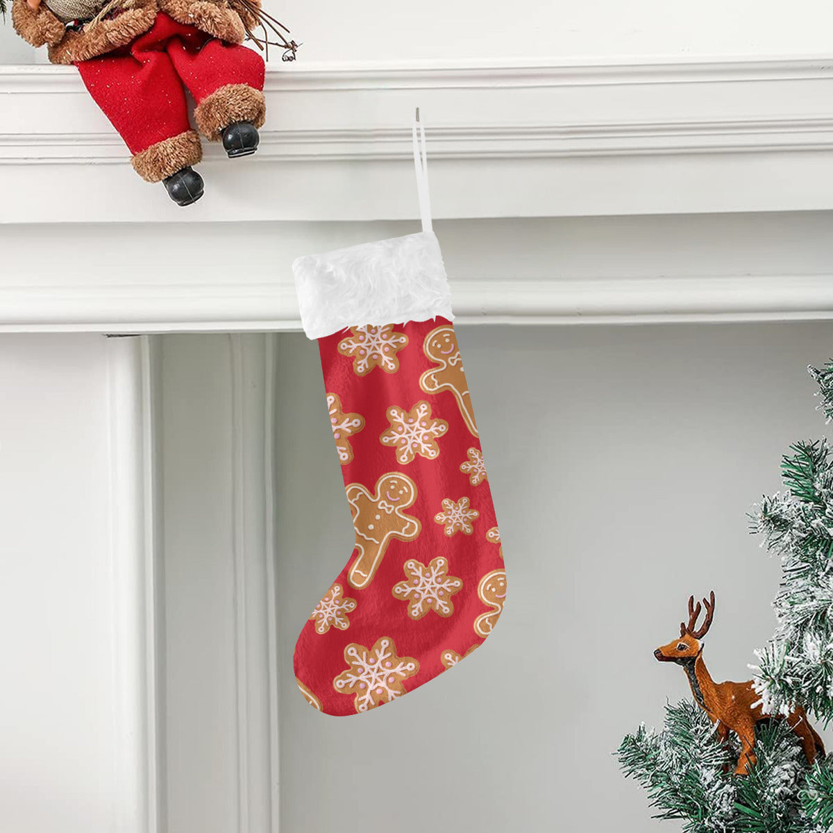 Gingerbread Man Christmas Stocking