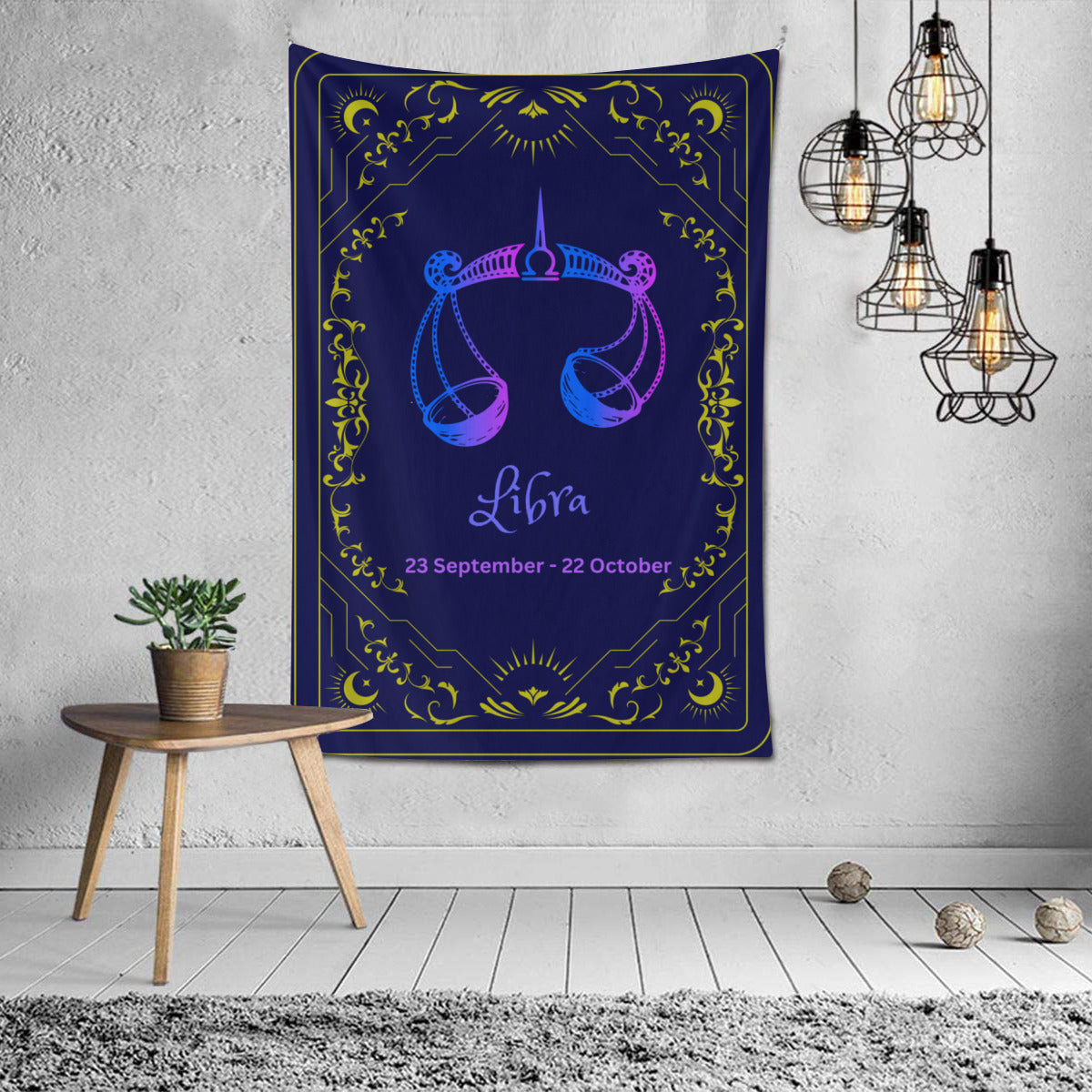 Libra Zodiac Tapestry